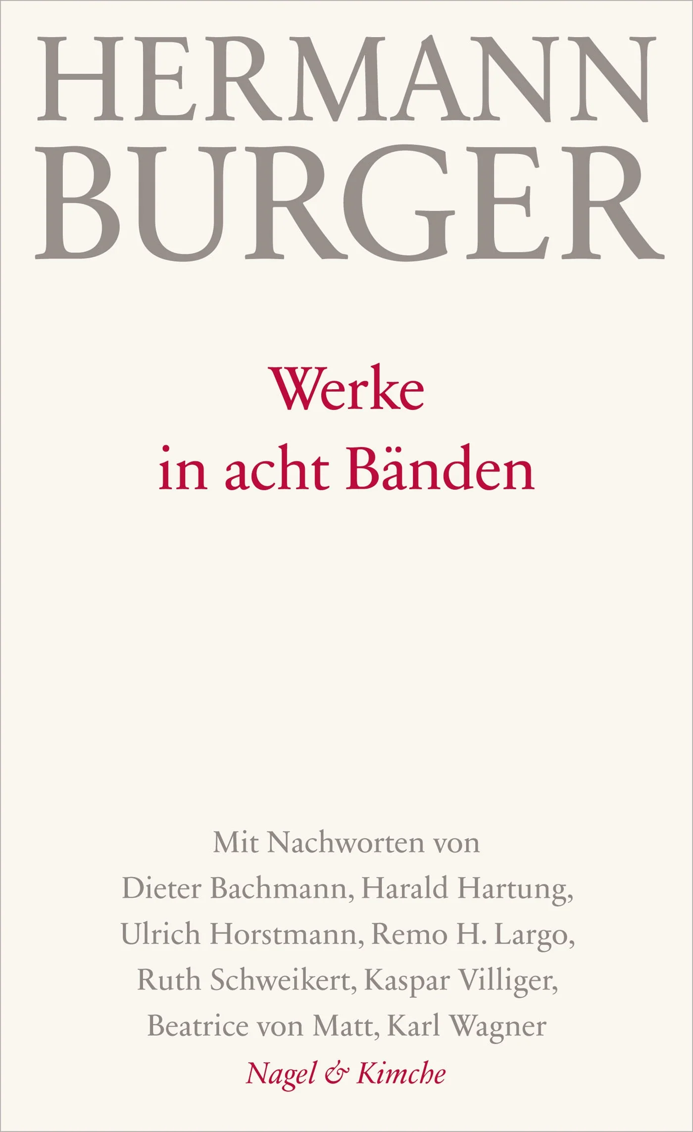 Werke in acht Bänden